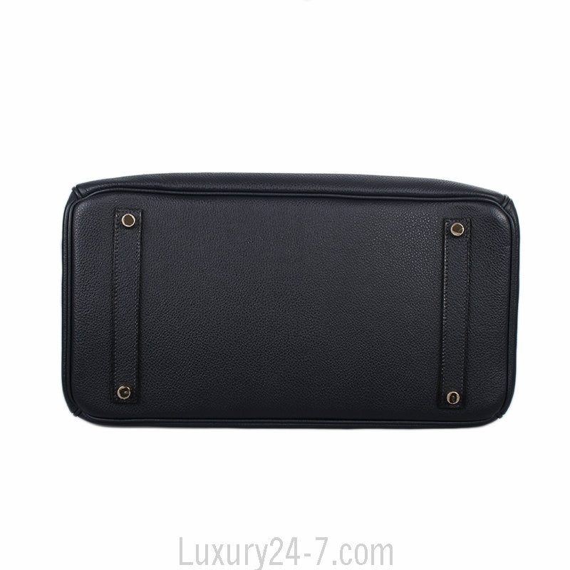 Hermes Indigo Vache Trekking Birkin 35
