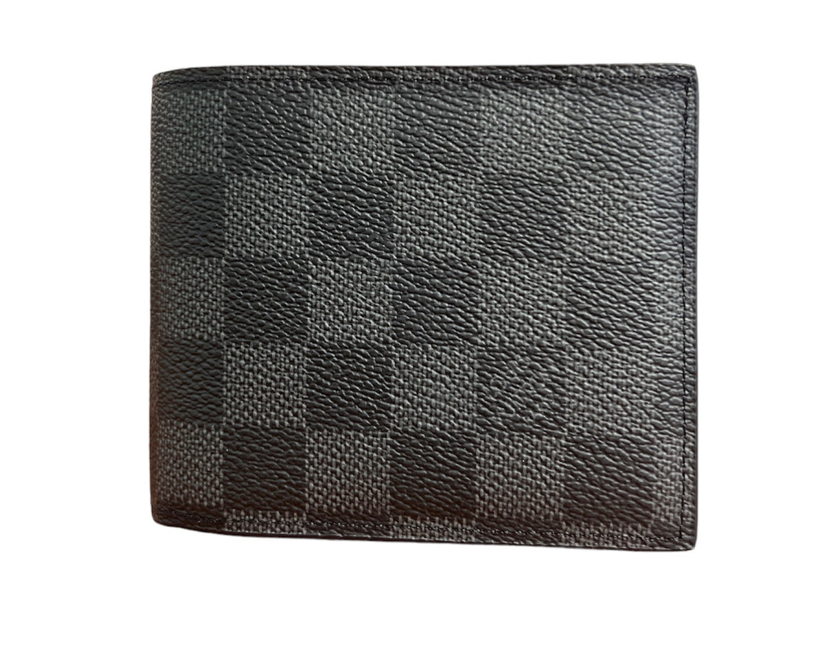 Louis Vuitton Graphite Damier Amerigo Mens Wallet