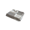 Hermés Wool Cashmere Avalon Paper Block Blanket Gray
