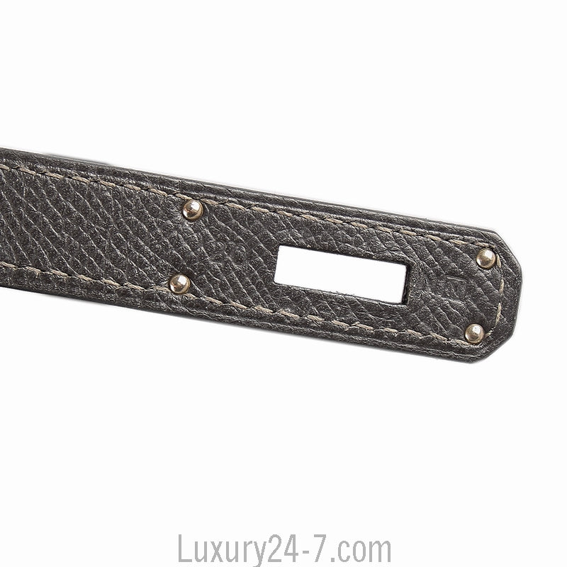 Hermes Graphite Epsom Kelly Sellier 28