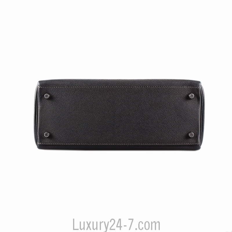 Hermes Graphite Epsom Kelly Sellier 28