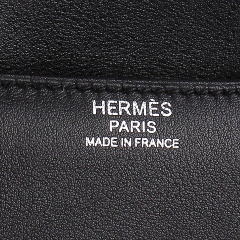 Hermès Black Noir Veau Swift Constance 24