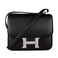 Hermès Black Noir Veau Swift Constance 24