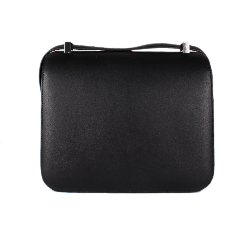 Hermès Black Noir Veau Swift Constance 24