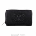 Chanel Black Timeless Organizer Wallet