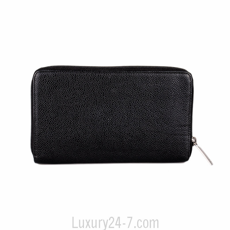 Chanel Black Timeless Organizer Wallet