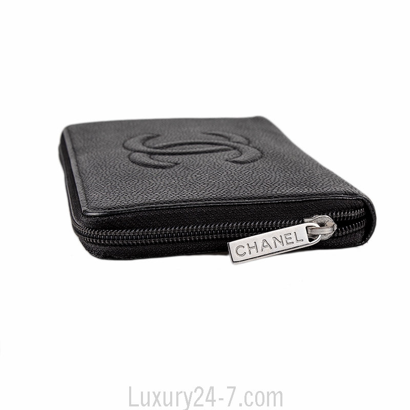 Chanel Black Timeless Organizer Wallet