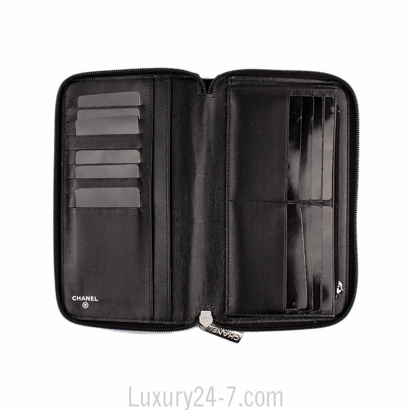 Chanel Black Timeless Organizer Wallet