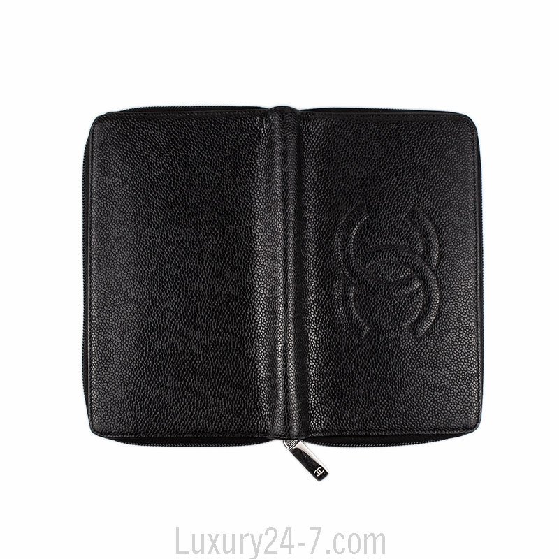 Chanel Black Timeless Organizer Wallet