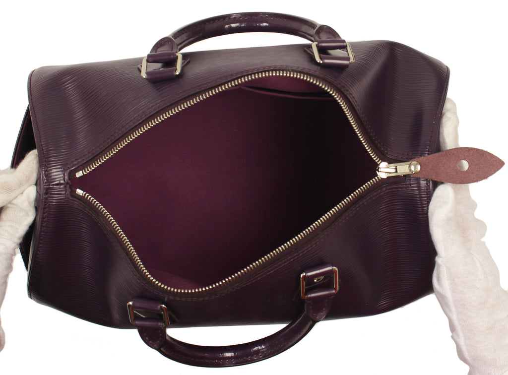 Louis Vuitton Epi Speedy 30 Cassis