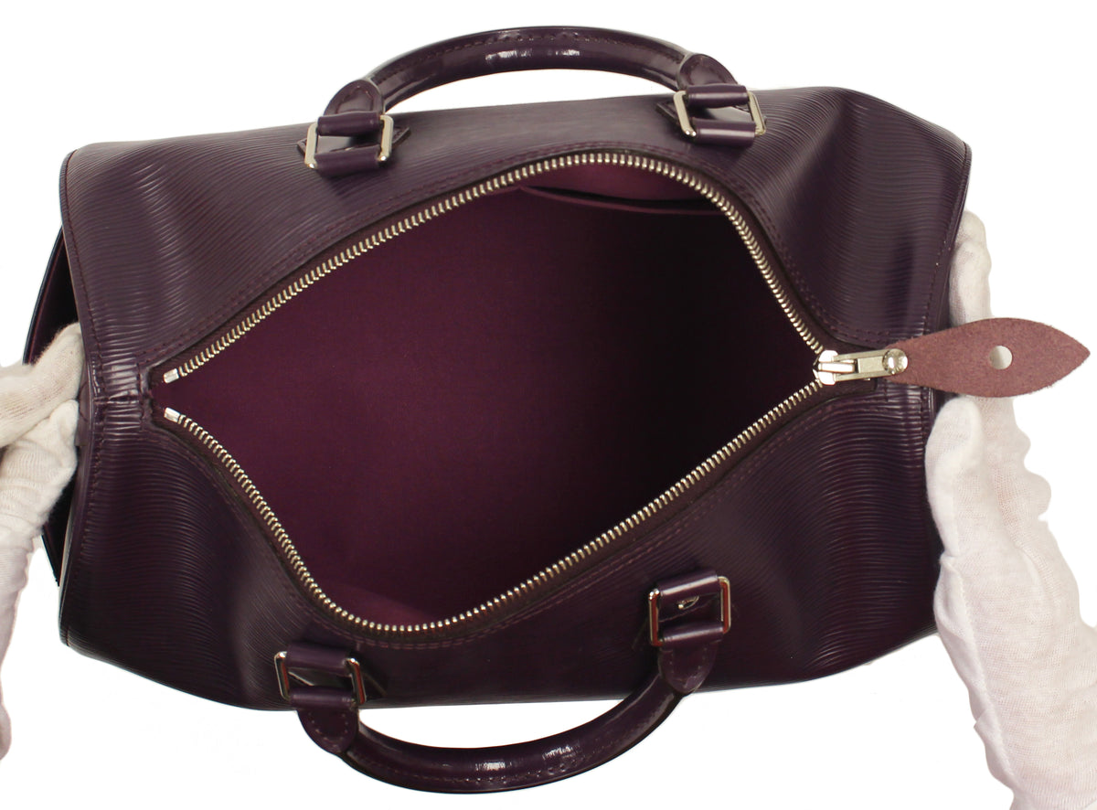 Louis Vuitton Epi Speedy 30 Cassis