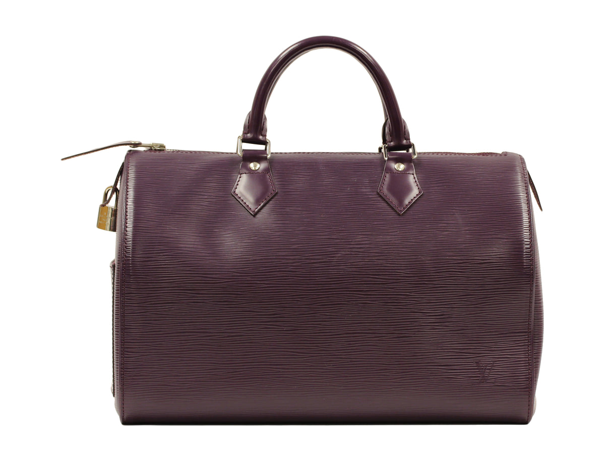 Louis Vuitton Epi Speedy 30 Cassis