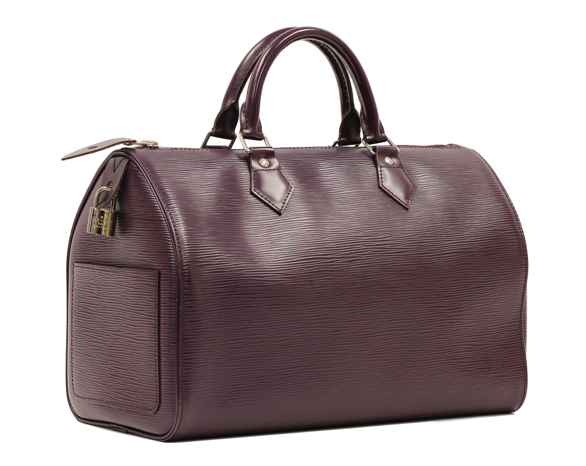 Louis Vuitton Epi Speedy 30 Cassis