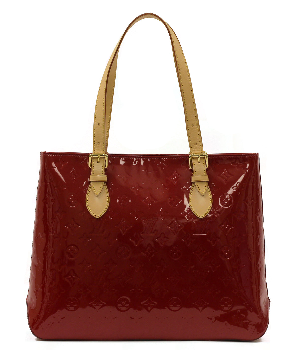 Louis Vuitton Pomme D'Amour Monogram Vernis Brentwood Bag