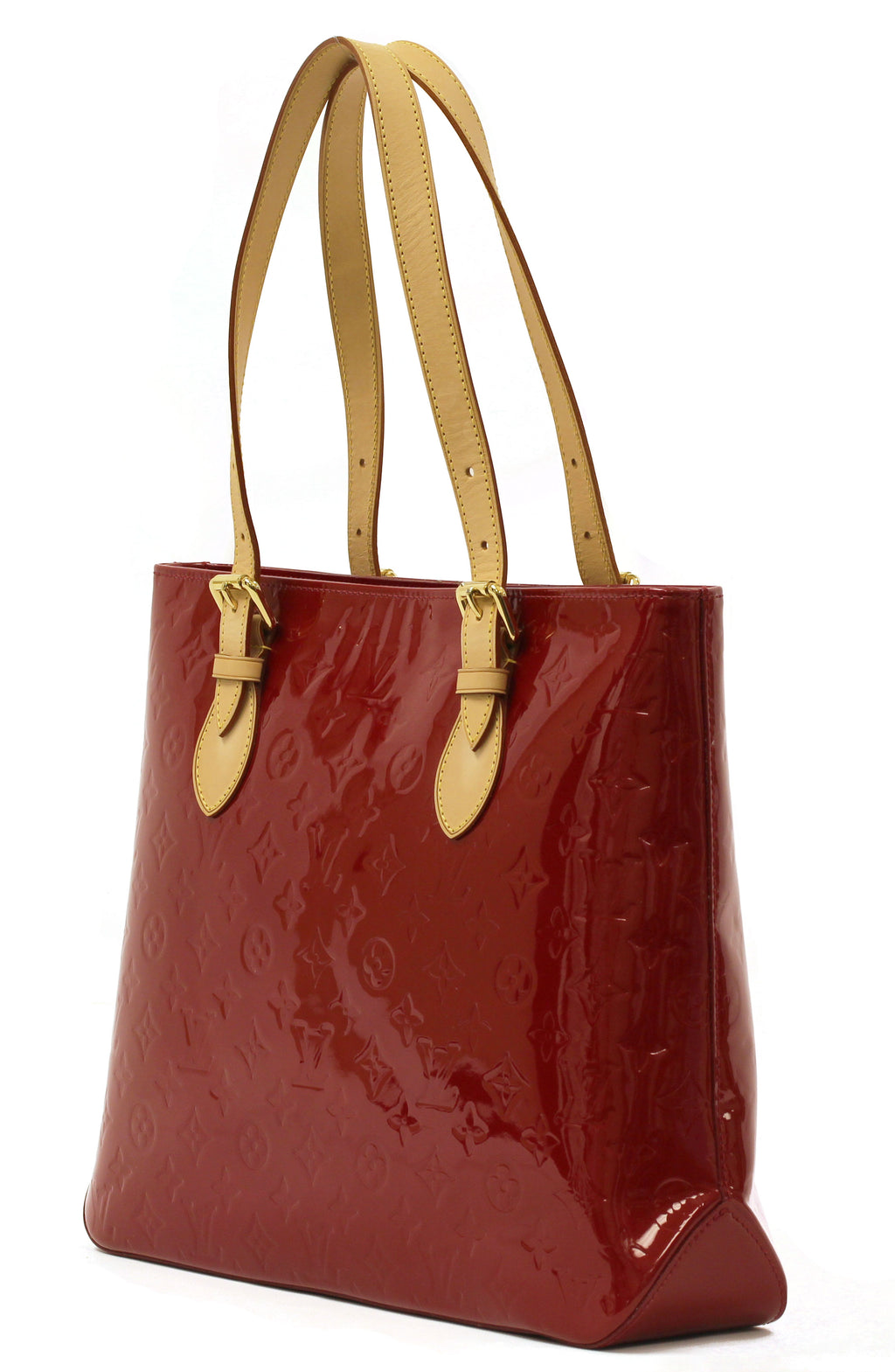 Louis Vuitton Pomme D'Amour Monogram Vernis Brentwood Bag