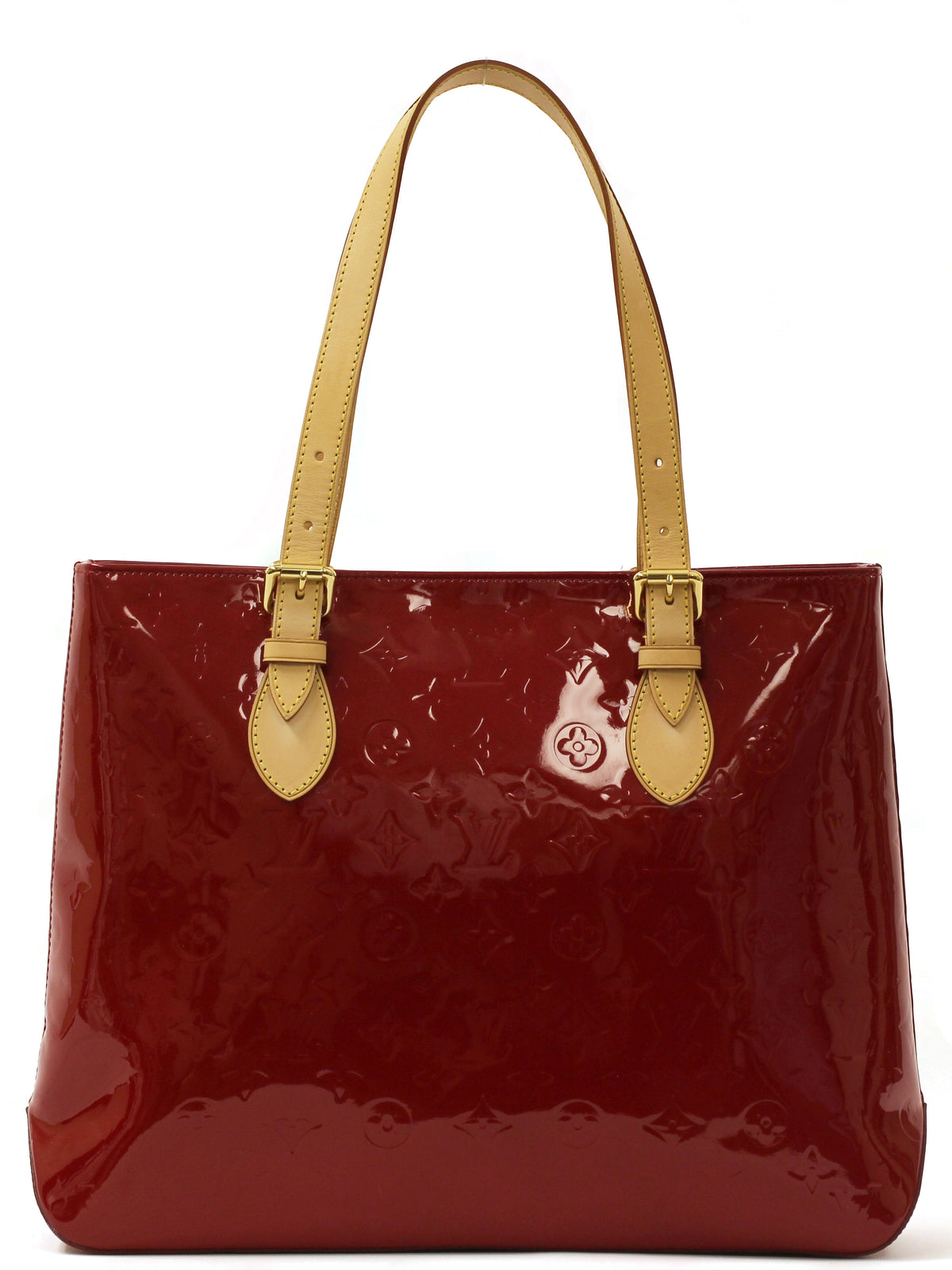 Louis Vuitton Pomme D'Amour Monogram Vernis Brentwood Bag