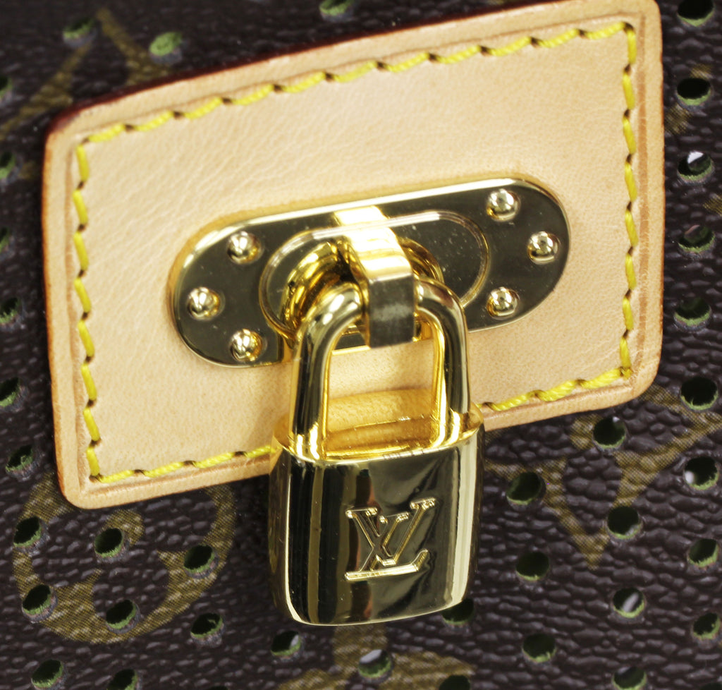 Louis Vuitton Limited Edition Monogram Perforated Pochette Handbag