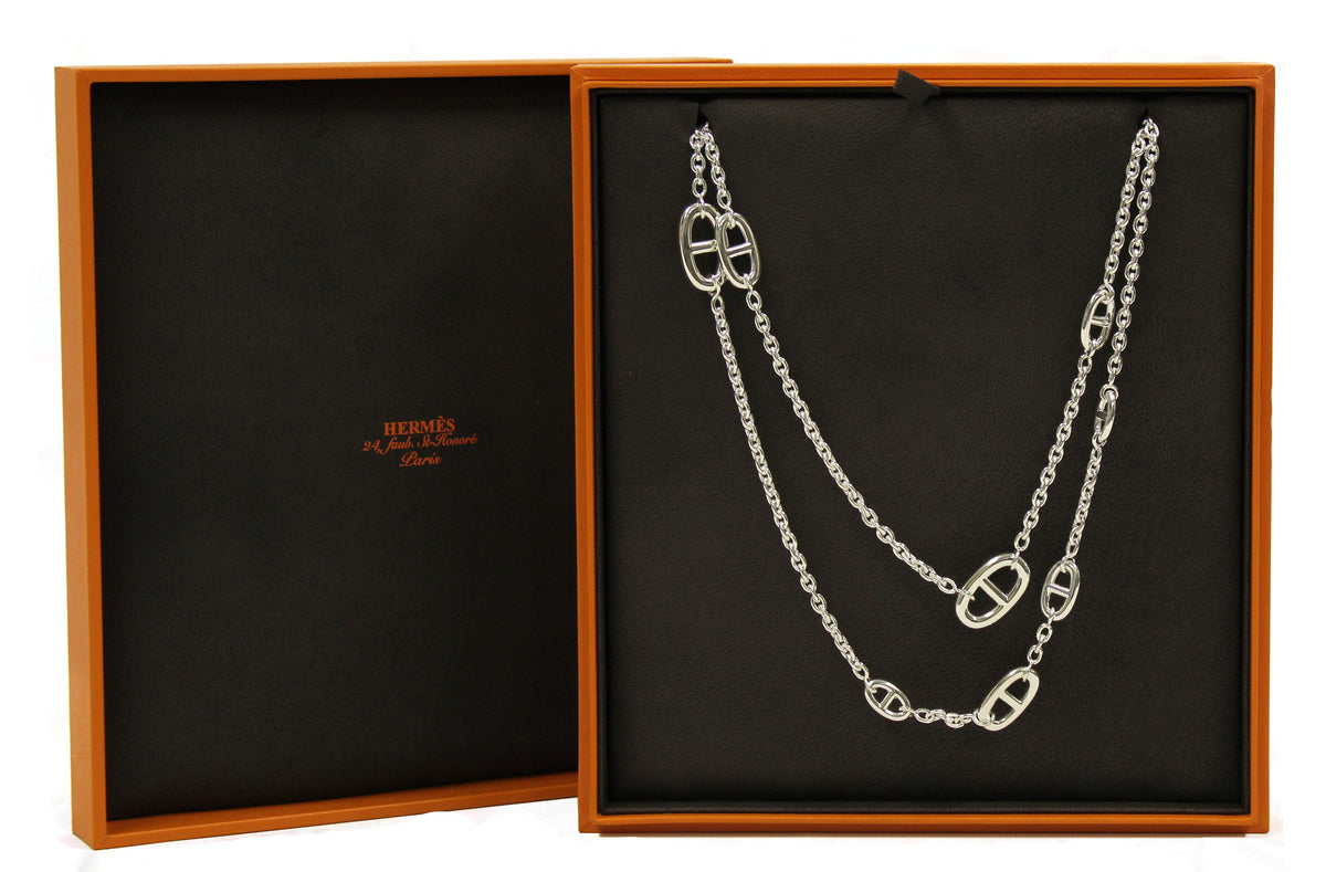Hermes Farandole 160  Sterling Silver Necklace