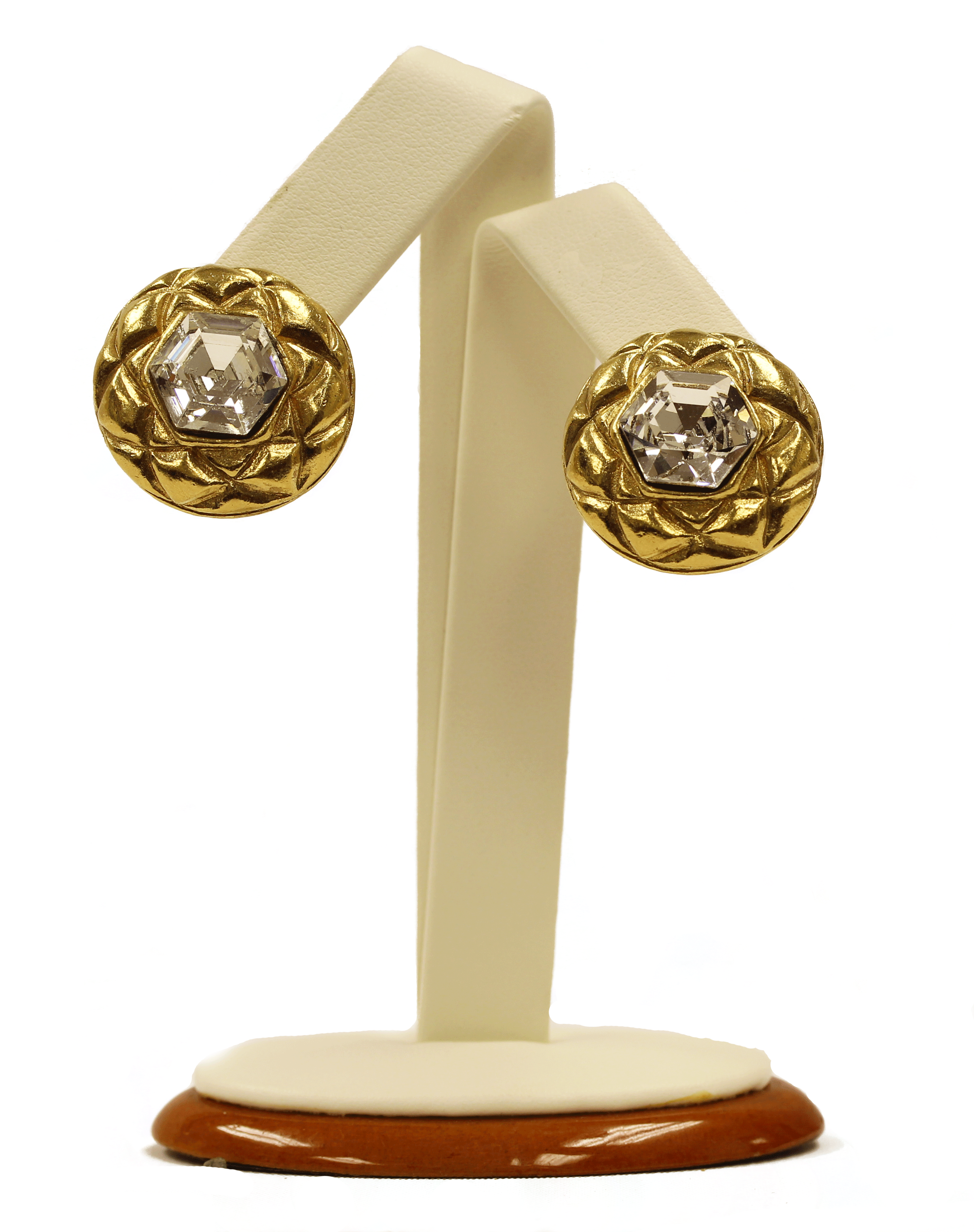 Chanel Goldtone  Earclips