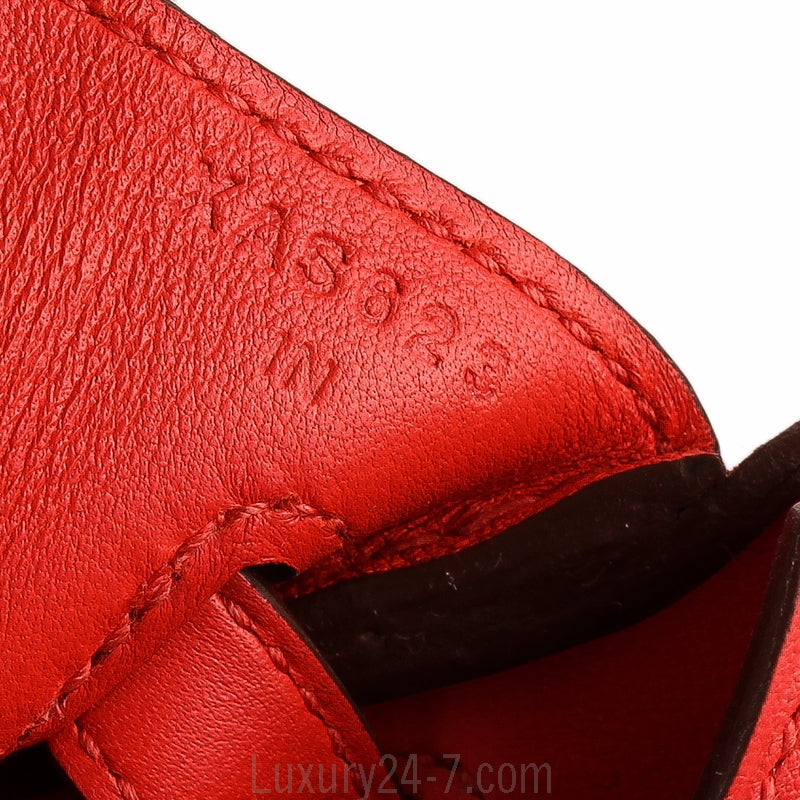 Hermes Rouge Tomate Swift Birkin 25