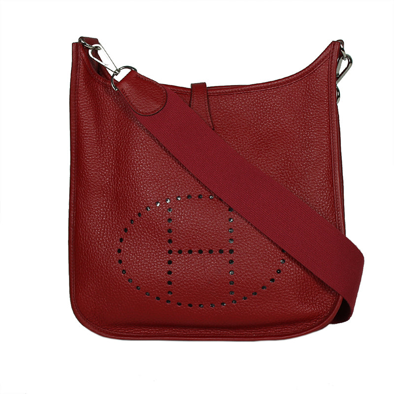 Hermes Rouge Garance Evelyne III PM Bag