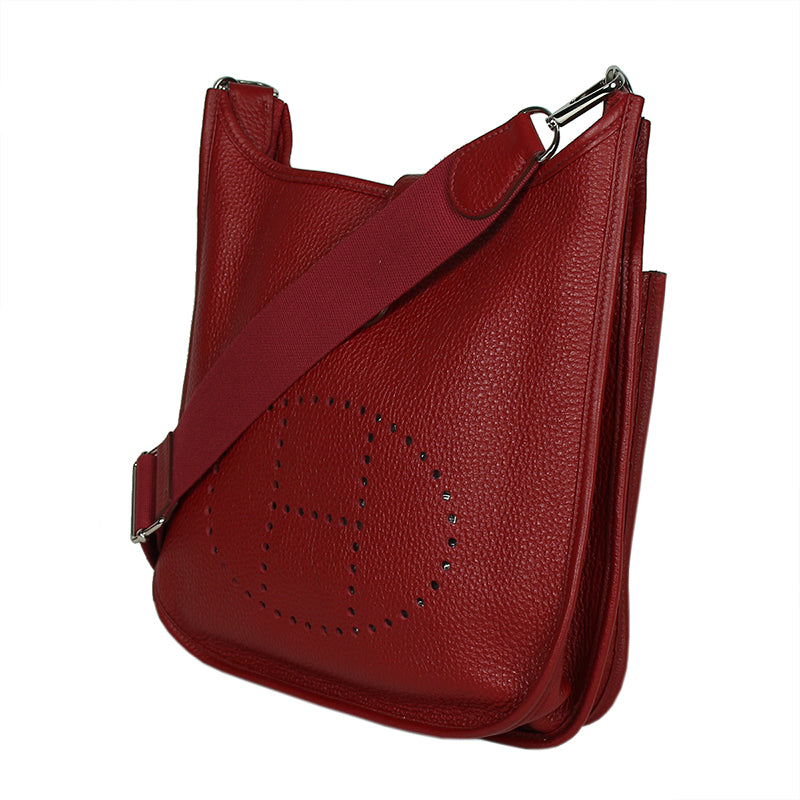 Hermes Rouge Garance Evelyne III PM Bag