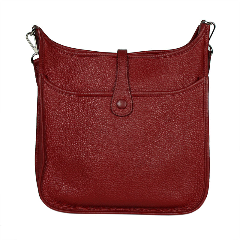 Hermes Rouge Garance Evelyne III PM Bag