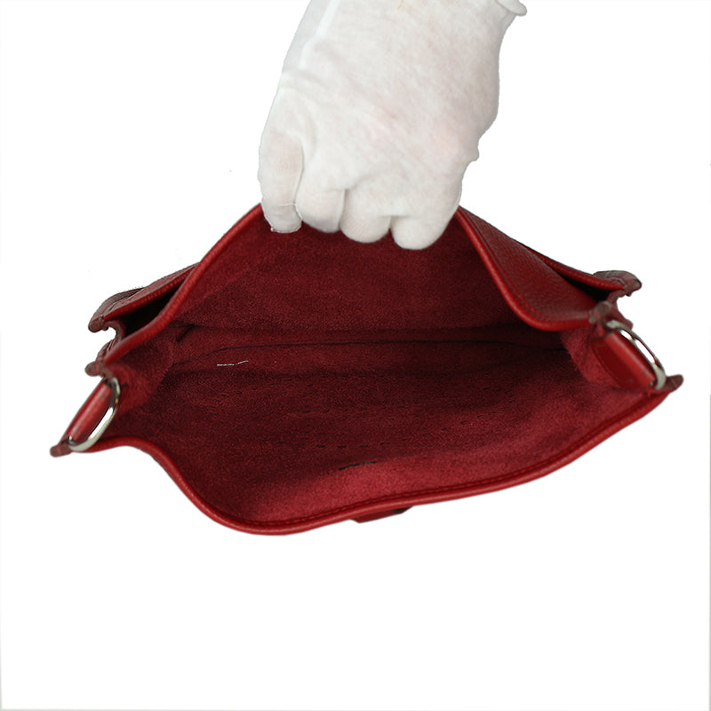 Hermes Rouge Garance Evelyne III PM Bag