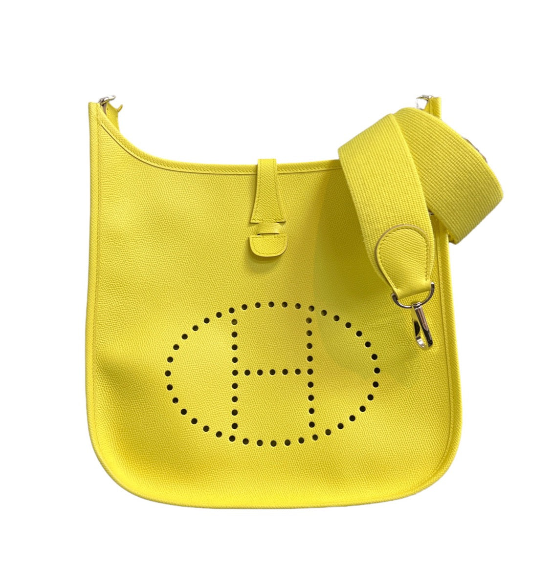 Hermes Lime Epsom  Evelyne PM