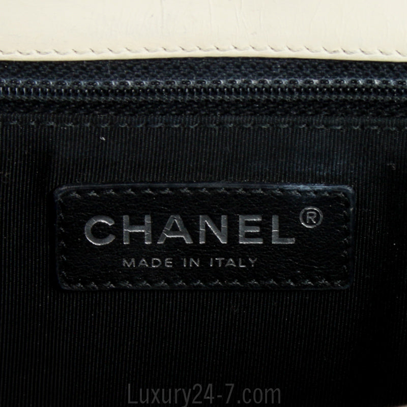 Chanel Medium White Boy Bag