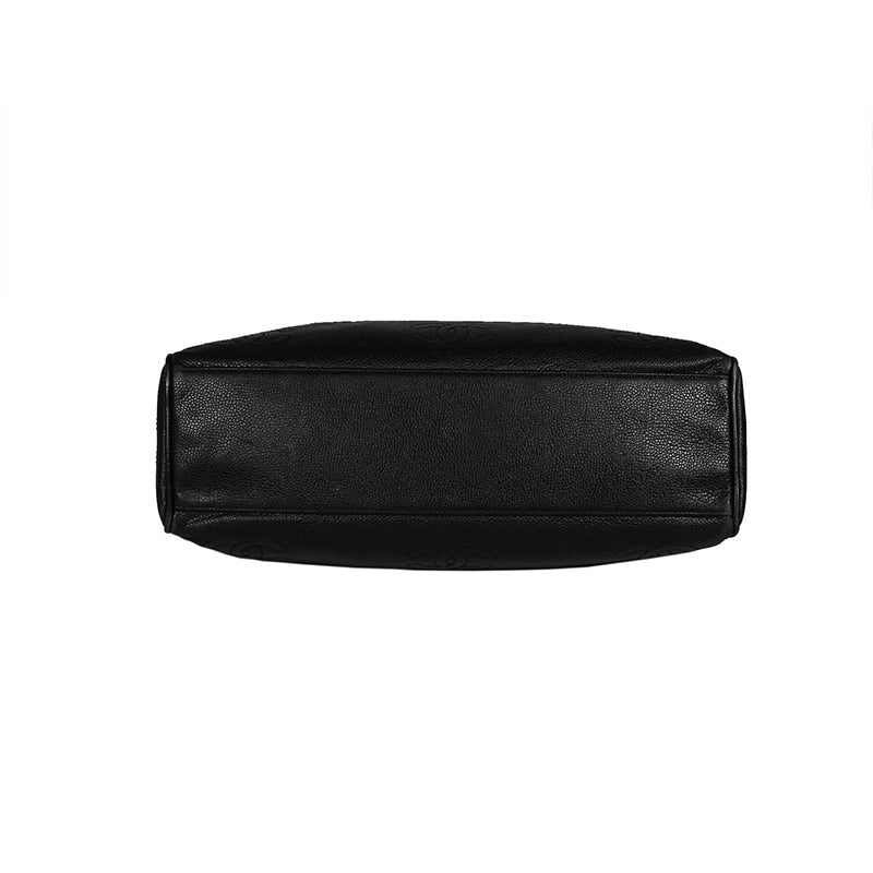 Chanel Jumbo Vintage Black Caviar Tote Shoulder Bag