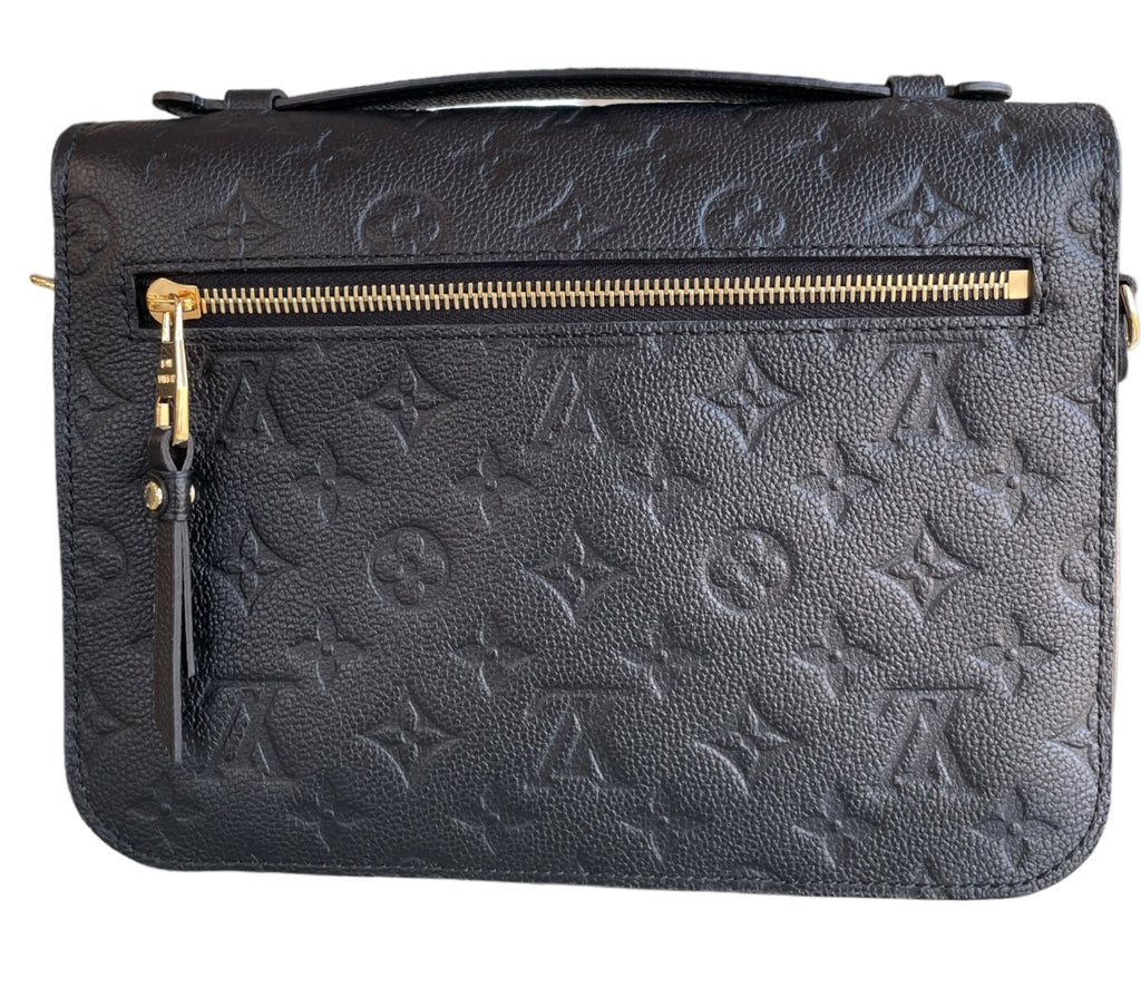 Louis Vuitton Black Empreinte Pochette Metis Bag
