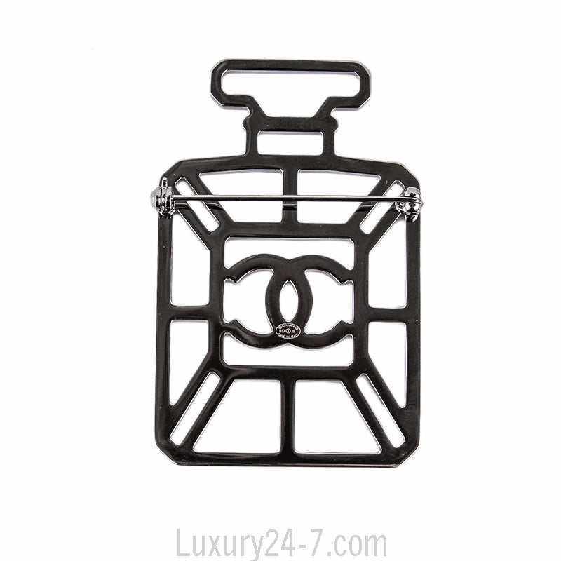 Chanel Perfume Bottle CC Brooch