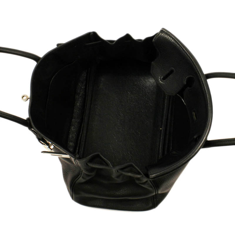 Hermès Birkin Black 30cm Clemence Leather