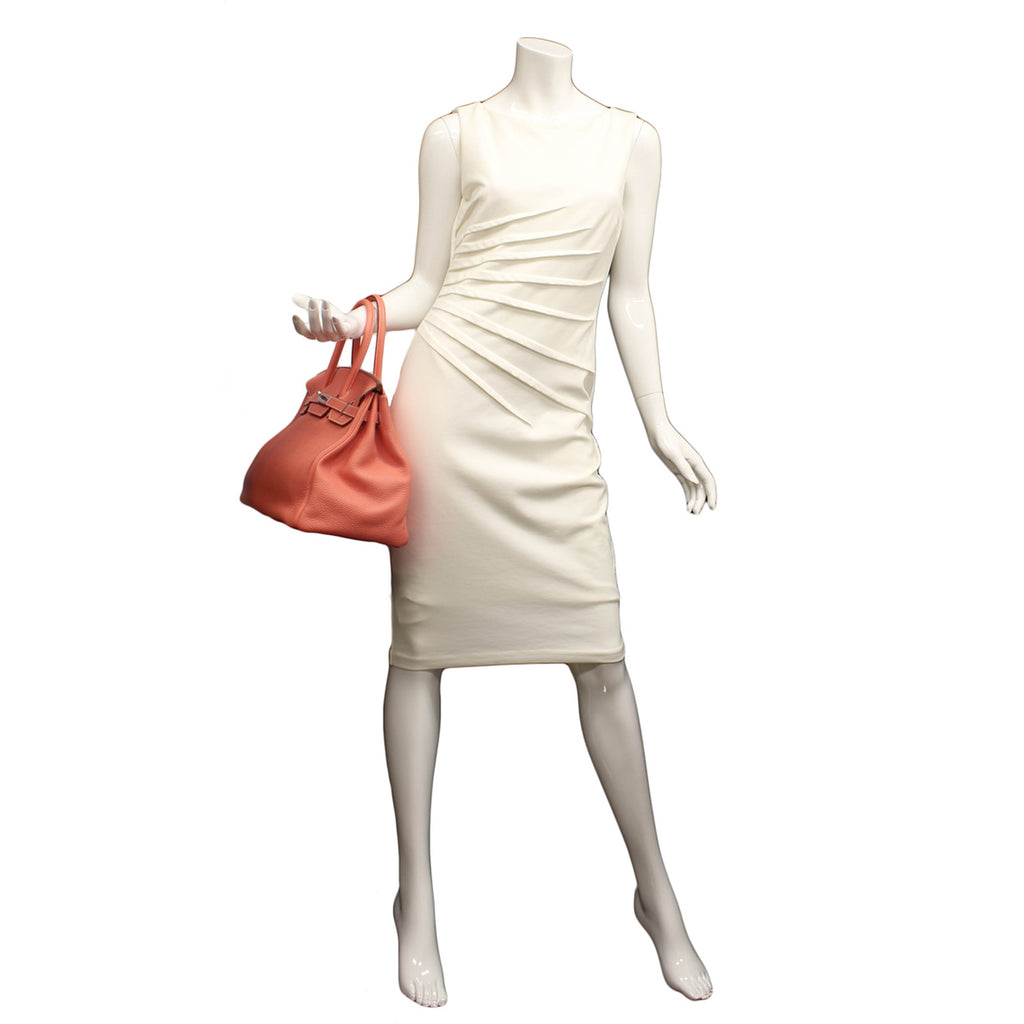 Hermes Clemence Leather Crevette Birkin 35cm