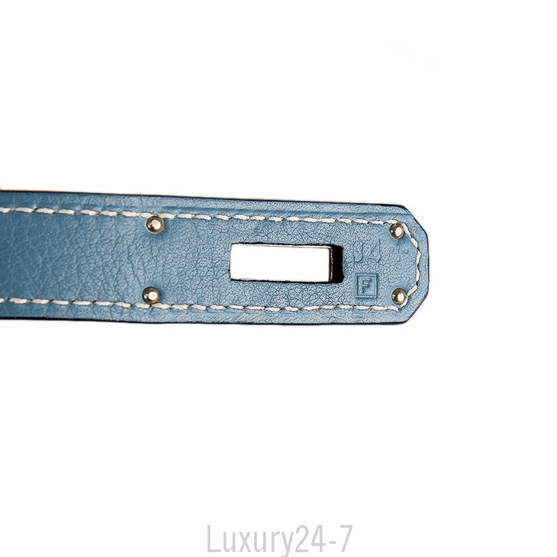 Hermès Blue Jean Clemence Retourne Kelly 32