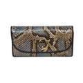 Gucci Brown Blue Python Wallet