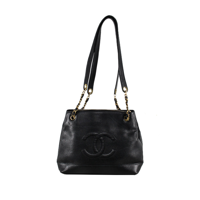 Chanel Black Caviar Vintage Shoulder Bag