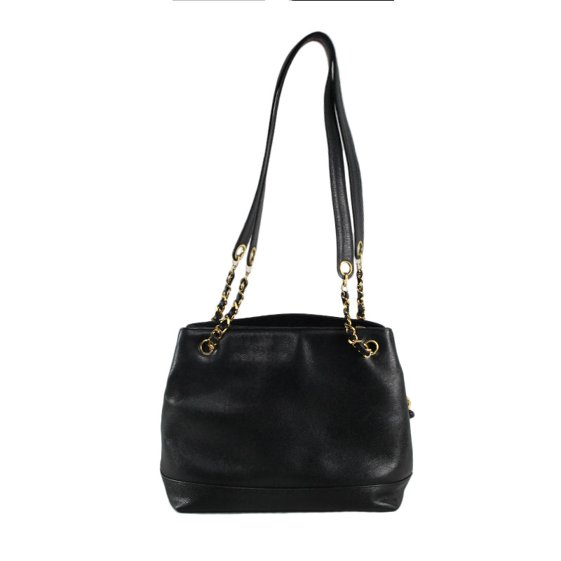 Chanel Black Caviar Vintage Shoulder Bag