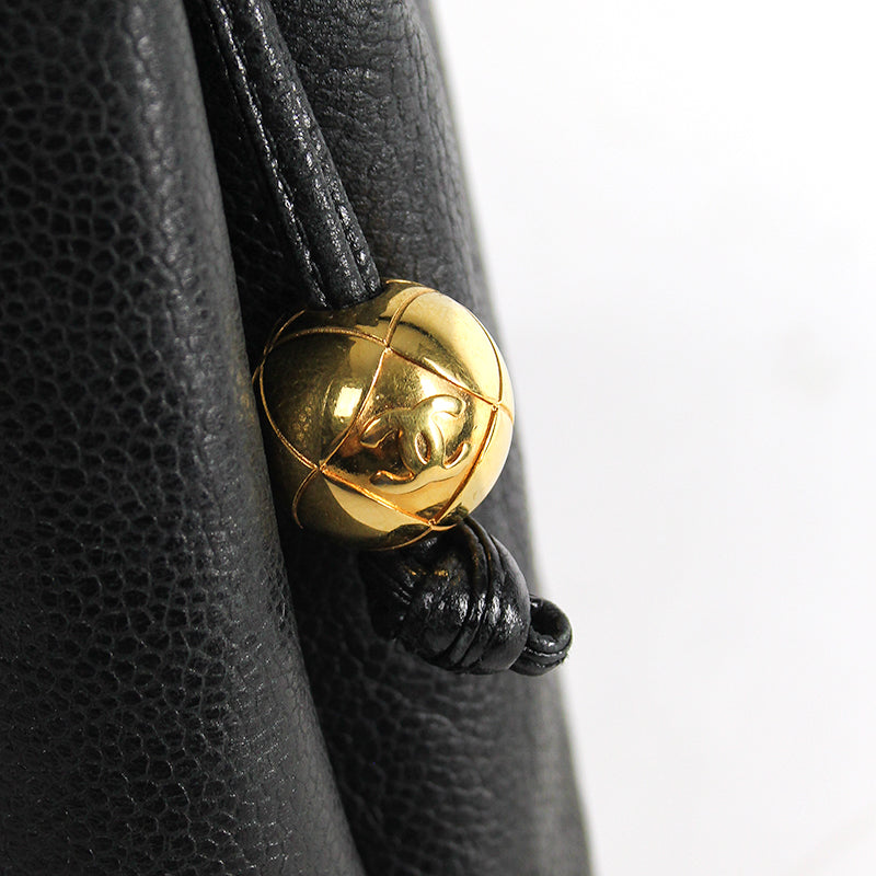 Chanel Black Caviar Vintage Shoulder Bag