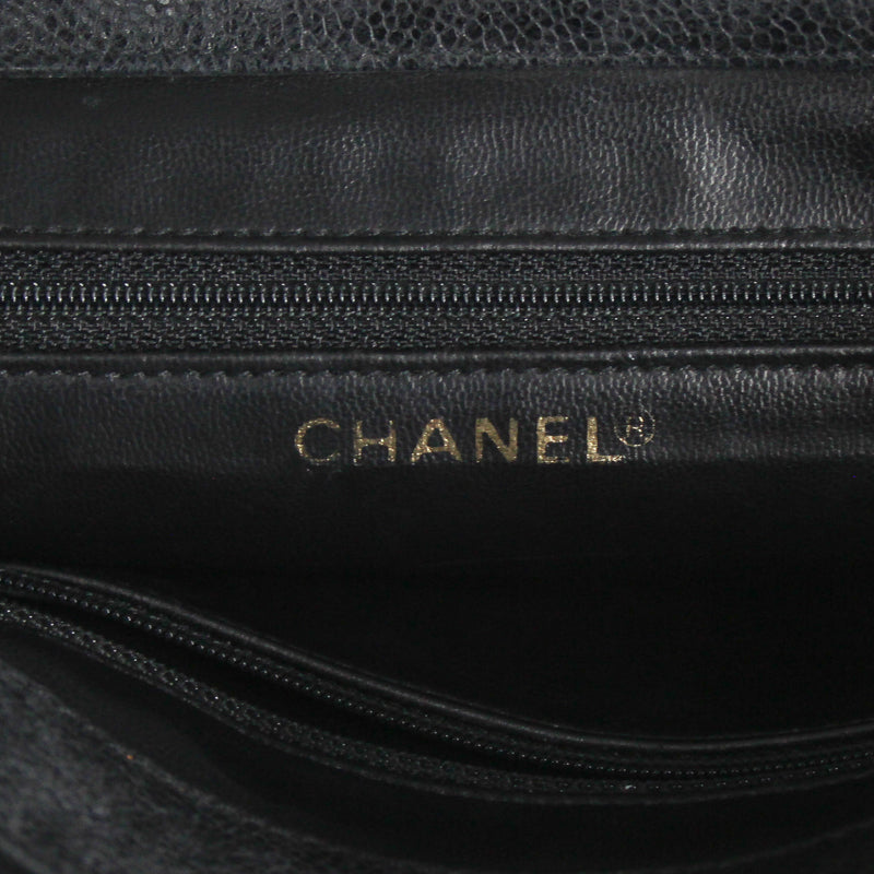 Chanel Black Caviar Vintage Shoulder Bag