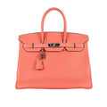 Hermes Clemence Leather Crevette Birkin 35cm