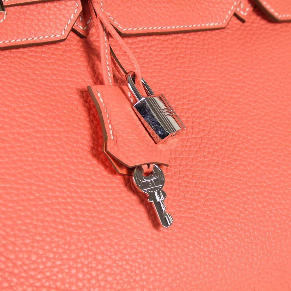 Hermes Clemence Leather Crevette Birkin 35cm