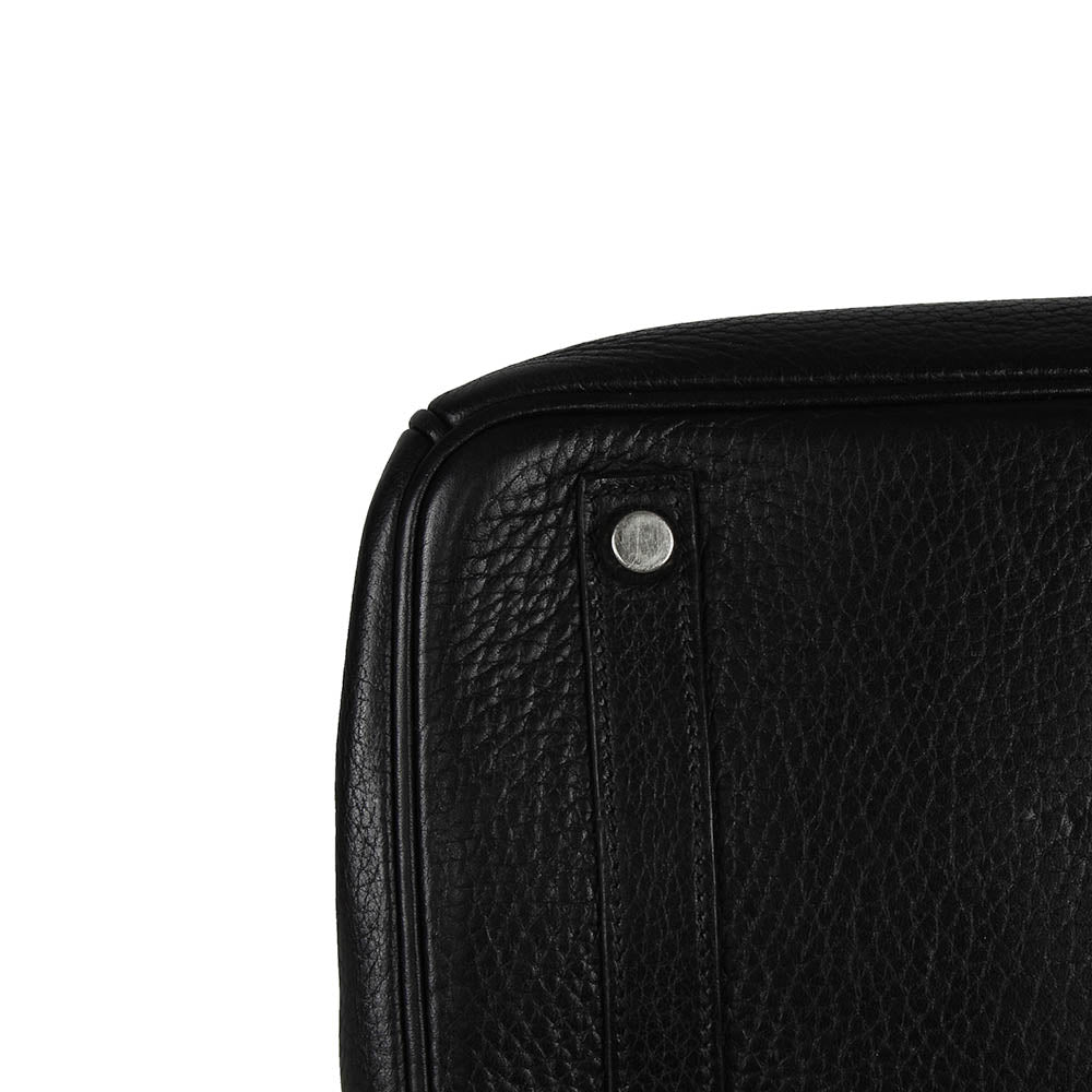 Hermès Birkin Black 30cm Clemence Leather