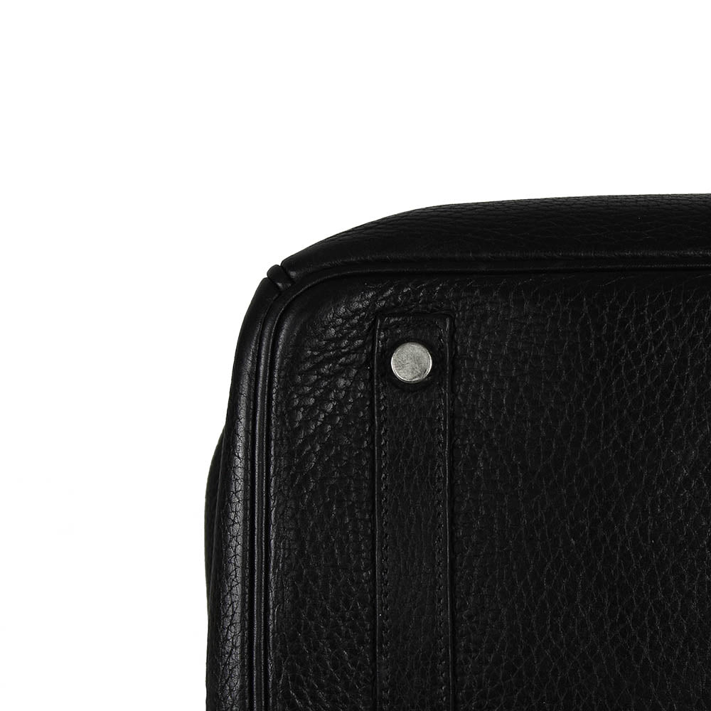 Hermès Birkin Black 30cm Clemence Leather