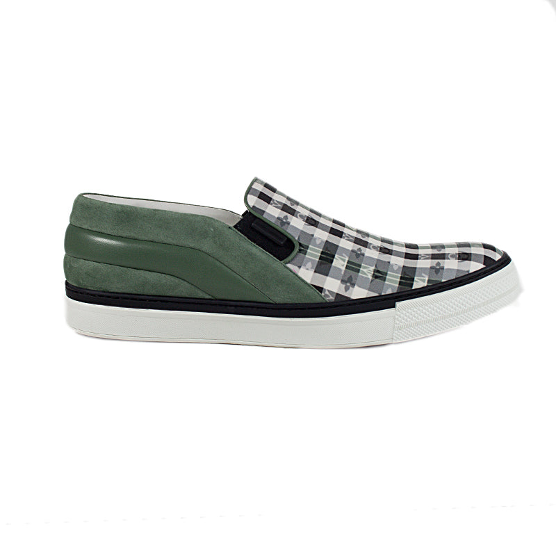 Louis Vuitton Green Monogram Twister Slip-On Sneaker