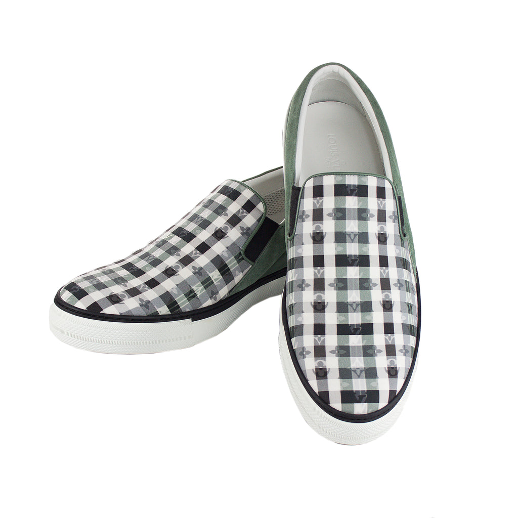 Louis Vuitton Green Monogram Twister Slip-On Sneaker