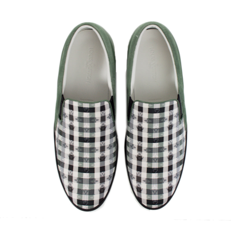 Louis Vuitton Green Monogram Twister Slip-On Sneaker