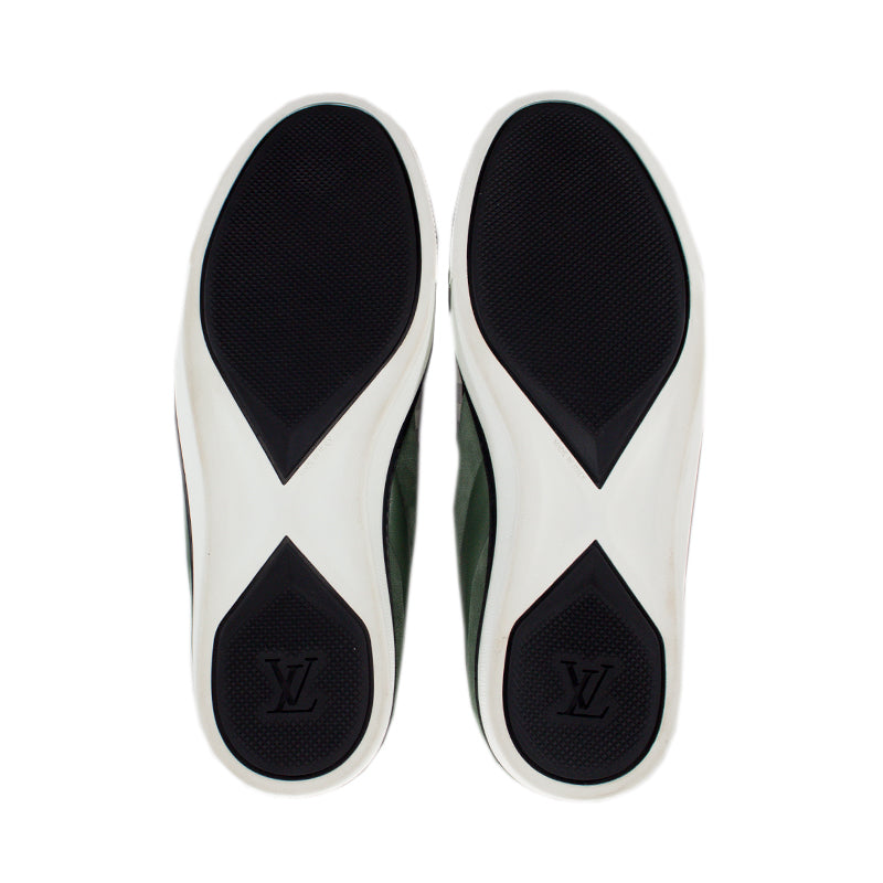 Louis Vuitton Green Monogram Twister Slip-On Sneaker