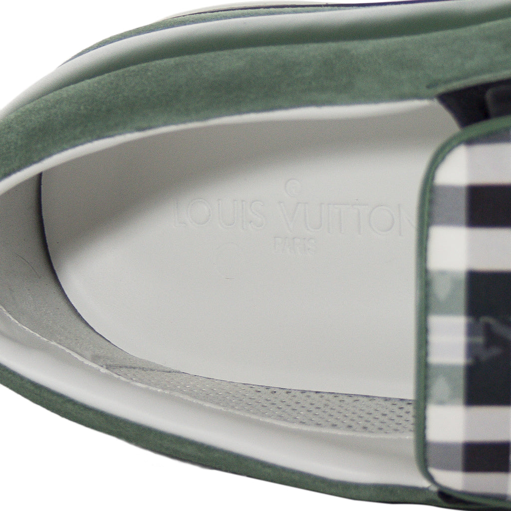 Louis Vuitton Green Monogram Twister Slip-On Sneaker